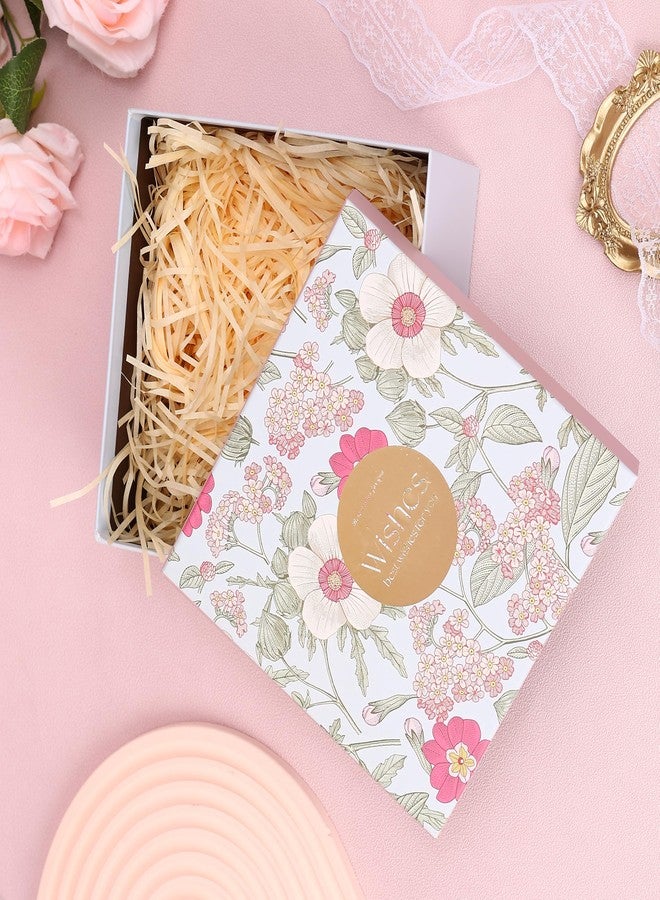 HOME ELEMENTS 3 Pcs Best Wishes Luxury Gift Boxes Set with Lid, Decorative Present Boxes,Bridesmaid Box, Empty Gift Boxes for Hampers, Birthdays, Weddings & Events, Special Occasions (Pink) - Image 3